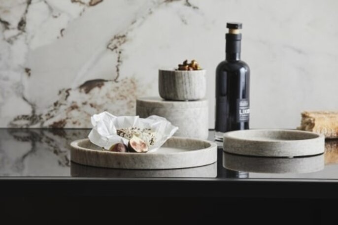 Nordal Vaso Grina piccolo - marmo marrone