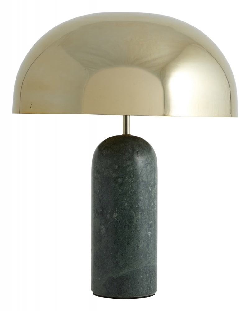 Nordal Atlas table lamp - green marble
