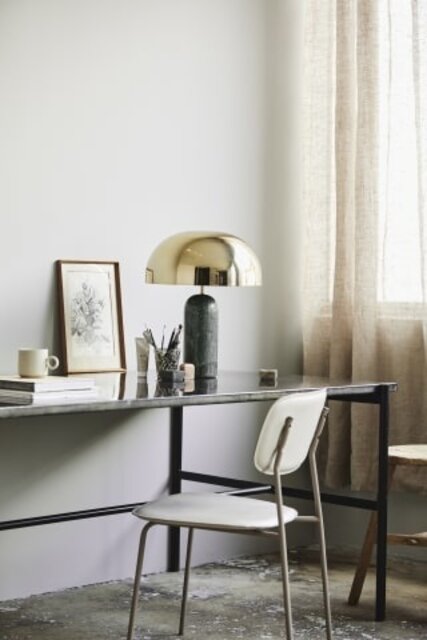 Nordal Lampe de table Atlas - marbre vert