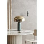Nordal Atlas bordlampe - grøn marmor Nordal Atlas bordlampe - grøn marmor