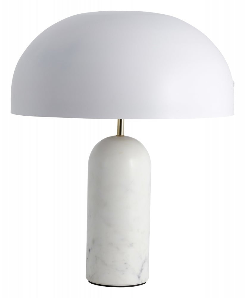 Nordal Atlas bordslampa - vit marmor Nordal Atlas bordslampa - vit marmor