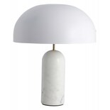 Nordal Lámpara de mesa Atlas - mármol blanco Nordal Lámpara de mesa Atlas - mármol blanco