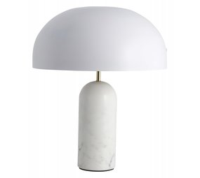 Nordal Atlas tafellamp - wit marmer Nordal Atlas tafellamp - wit marmer