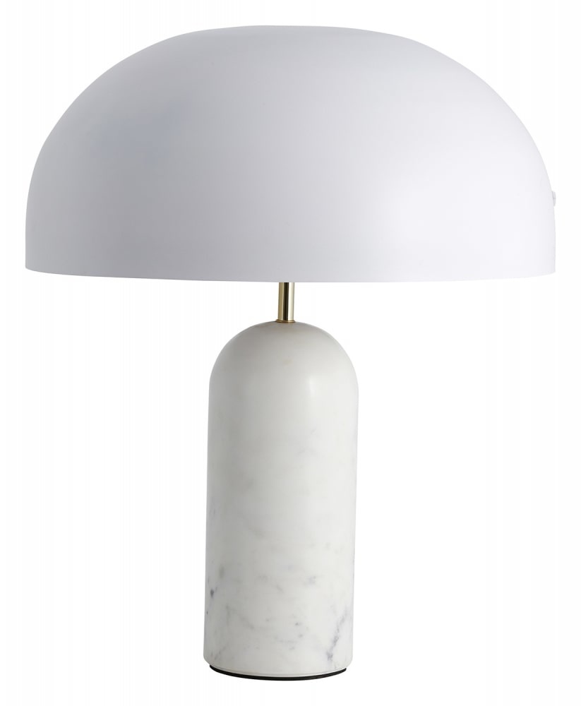 Nordal Atlas table lamp - white marble