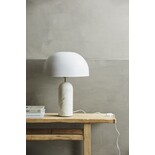 Nordal Lampe de table Atlas - marbre blanc