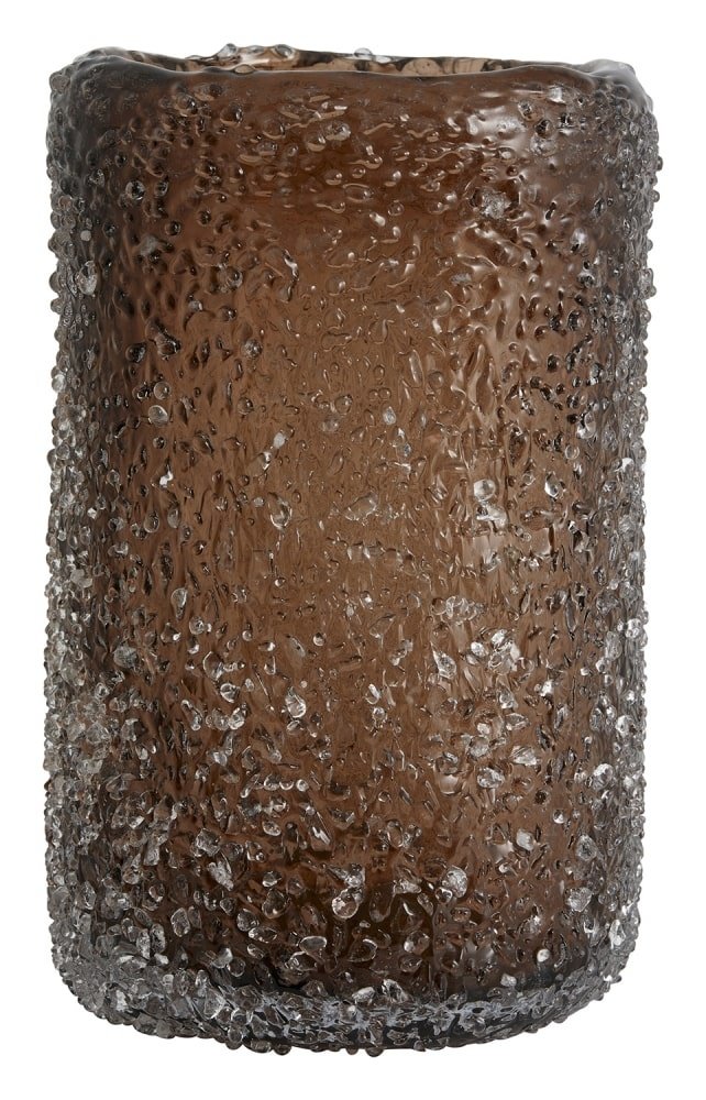 Nordal Clyde vaas Large - bruin