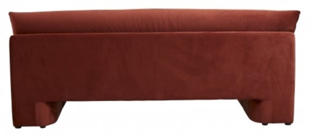 Nordal Geo sofa - rust red Nordal Geo sofa - rust red