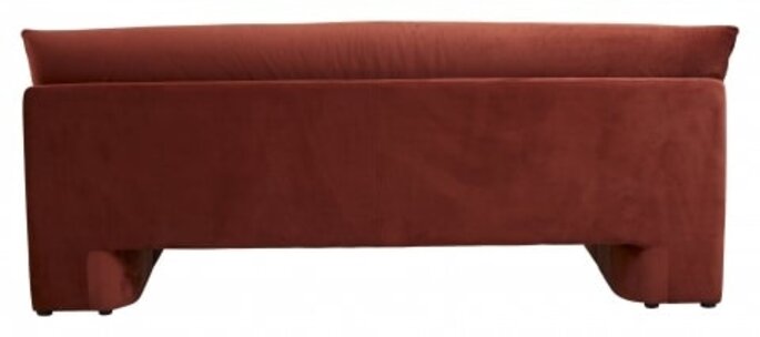 Nordal Geo sofa - rust red Nordal Geo sofa - rust red