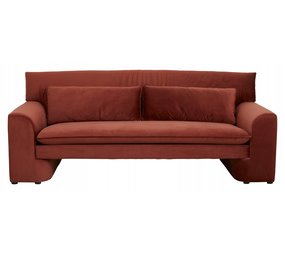 Nordal Geo sofa - rust rød