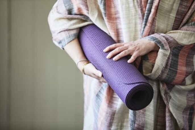 Nordal Yogamatte - burgunder