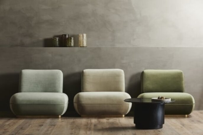 Nordal Chaise longue Iseo - vert menthe