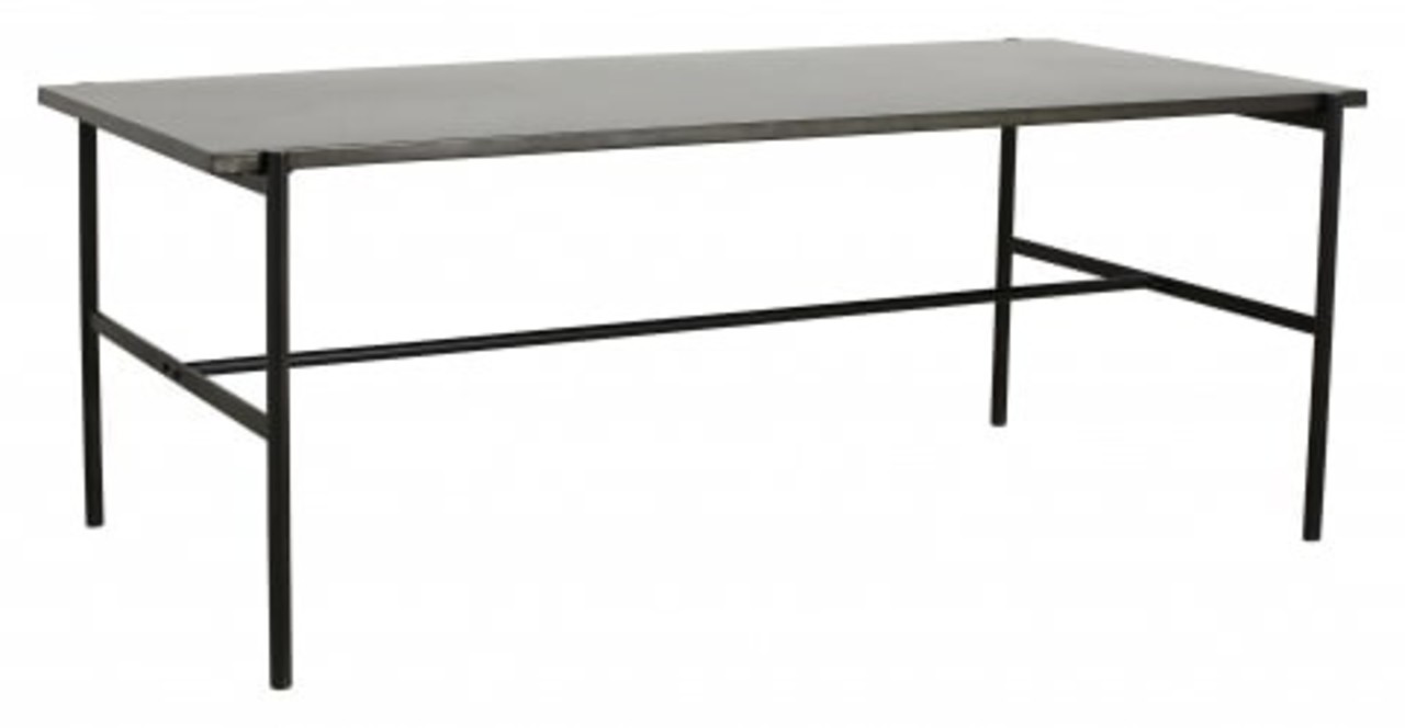 Nordal Mesa de comedor Sesdia - negro brillante Nordal Mesa de comedor Sesdia - negro brillante