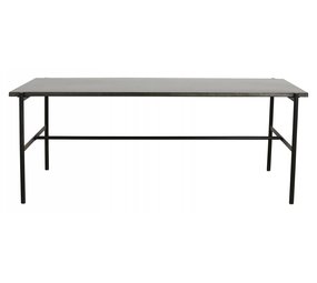 Nordal Table à manger Sesdia - noir brillant