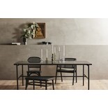 Nordal Mesa de comedor Sesdia - negro brillante Nordal Mesa de comedor Sesdia - negro brillante