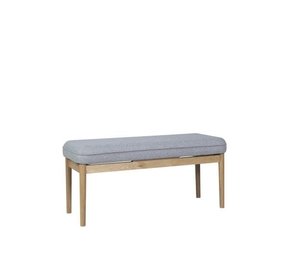 Hubsch Canapé avec coussin - naturel/gris