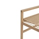 Hubsch Bench oak - natural/off white Hubsch Bench oak - natural/off white