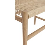 Hubsch Benk eik - natur/off white