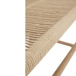 Hubsch Benk eik - natur/off white