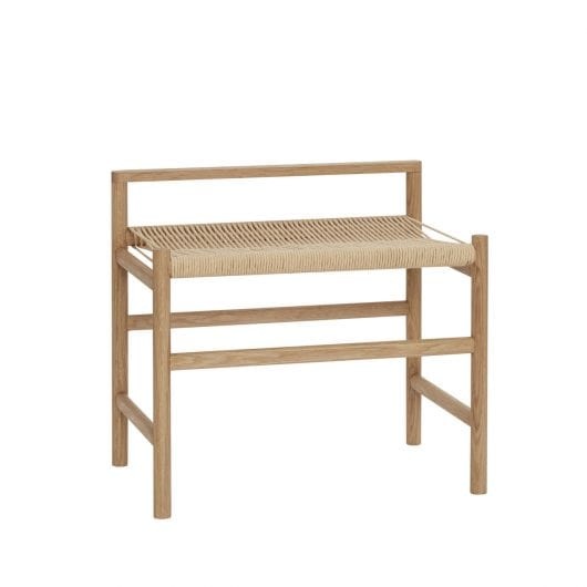Hubsch Bench oak - natural/off white