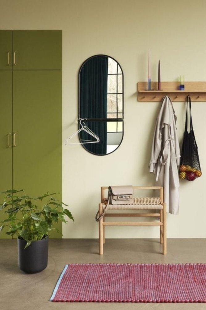 Hubsch Coat rack oak veneer - 7 hooks Hubsch Coat rack oak veneer - 7 hooks