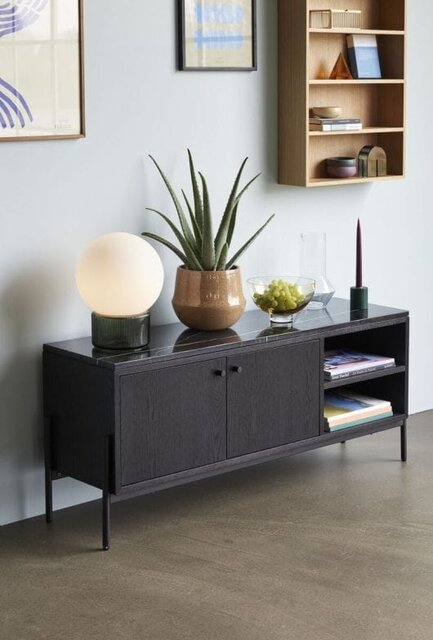 Hubsch Wandkast eikenhout - naturel