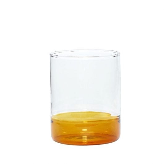 Hubsch Verres à boire ambre - set de 6 pièces