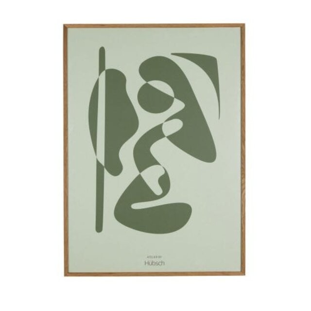 Hubsch Eikenhouten frame naturel met foto- large