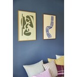 Hubsch Cornice in rovere naturale con foto grande Hubsch Cornice in rovere naturale con foto grande