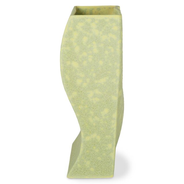 HKliving Oggetti HK: vaso a blocchi di ceramica - pistacchio opaco