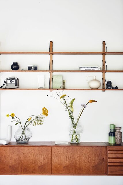 HKliving Oggetti HK: vaso a blocchi di ceramica - pistacchio opaco