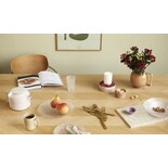 Hubsch Assiettes en verre ø20cm - set de 12 pièces