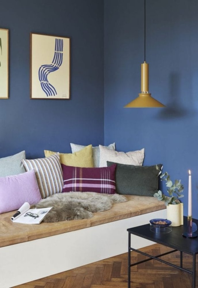 Hubsch Lampe suspendue en métal - marron Hubsch Lampe suspendue en métal - marron