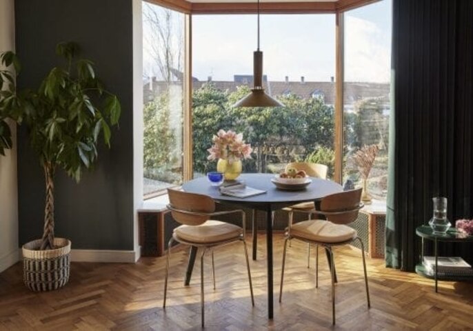 Hubsch Lampe suspendue en métal - marron Hubsch Lampe suspendue en métal - marron