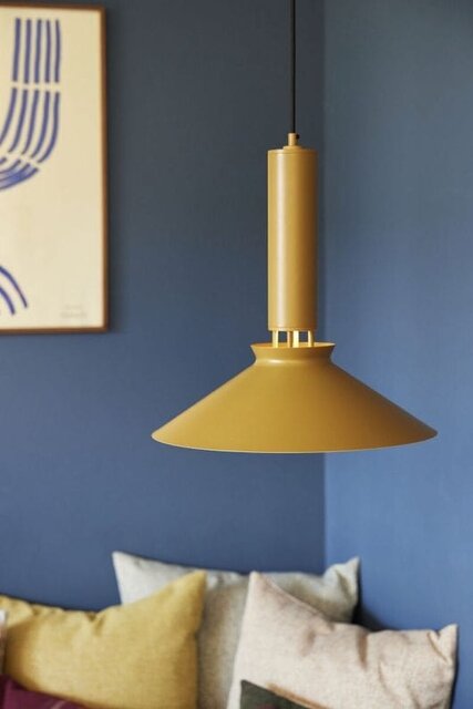 Hubsch Lampe suspendue en métal - marron Hubsch Lampe suspendue en métal - marron