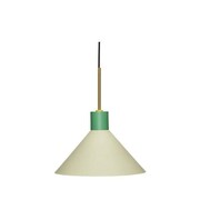 Hubsch Hanglamp metaal - bruin/groen/geel Hubsch Hanglamp metaal - bruin/groen/geel