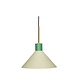 Hubsch Hanglamp metaal - bruin/groen/geel Hubsch Hanglamp metaal - bruin/groen/geel