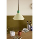 Hubsch Hanging lamp metal - brown/green/yellow