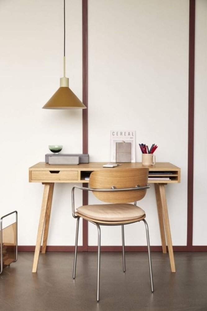 Hubsch Lampada a sospensione in metallo - sabbia/marrone