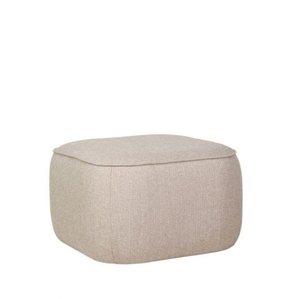 Hubsch Poef polyester- beige Hubsch Poef polyester- beige