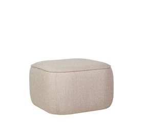 Ga op pad val ruimte Hubsch Poef polyester- beige - Living and Company