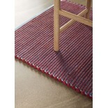 Hubsch Tapis en laine - bleu/bordeaux Hubsch Tapis en laine - bleu/bordeaux