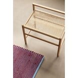 Hubsch Wollteppich - blau/burgunderrot Hubsch Wollteppich - blau/burgunderrot