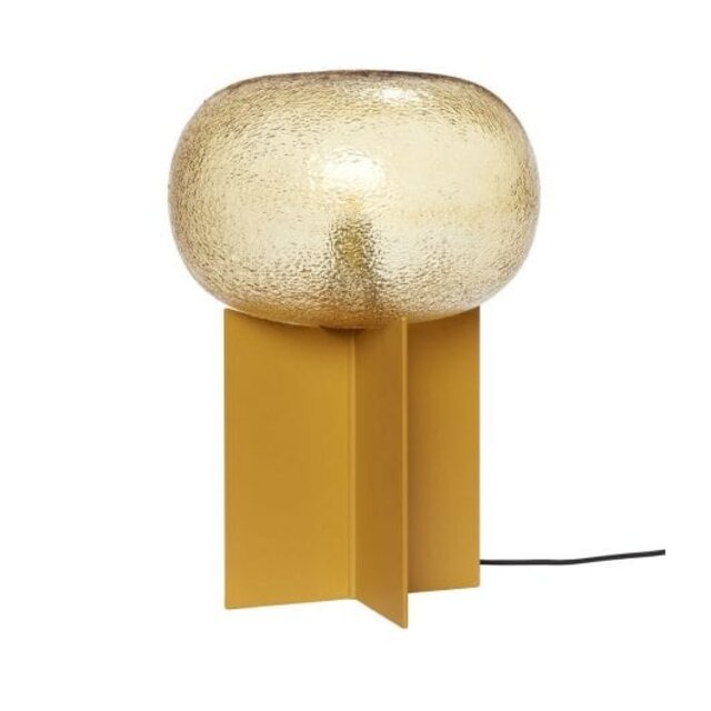 Hubsch Bordslampa glas - gul