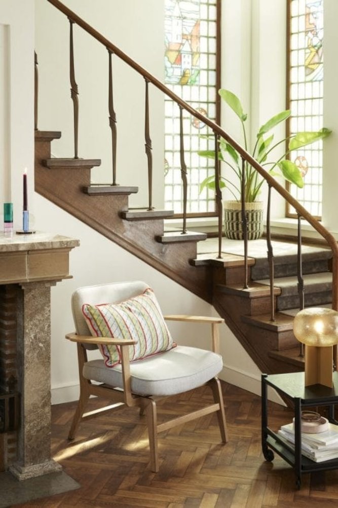 Hubsch Bordlampe glass - rav Hubsch Bordlampe glass - rav