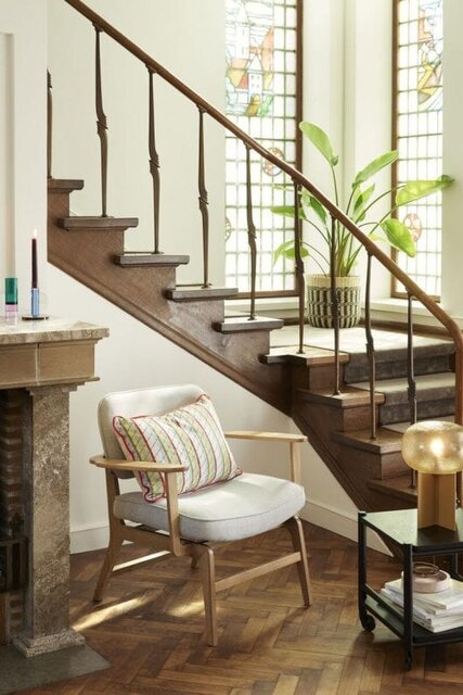 Hubsch Bordlampe glass - rav Hubsch Bordlampe glass - rav