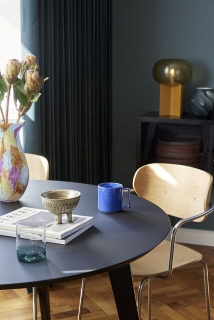 Hubsch Bordslampa glas - gul