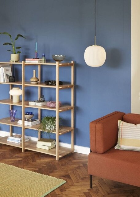 Hubsch Table lamp metal/glass - yellow/opal