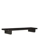 Hubsch Estante de pared chapa de roble - negro