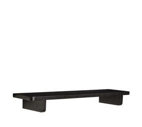 Hubsch Wandplank eiken fineer - zwart