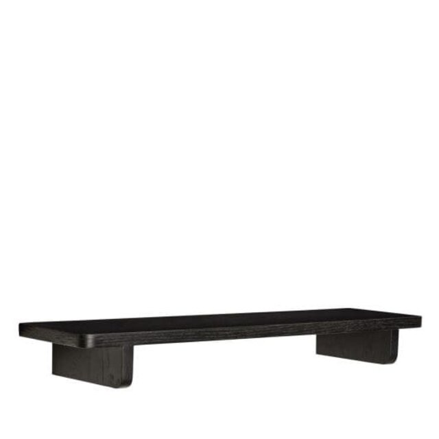 Hubsch Wall shelf oak veneer - black Hubsch Wall shelf oak veneer - black